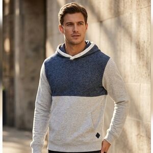 Paul Smith Charcoal and Light Gray Sweatshirt Hoodie - Size M Good Condition